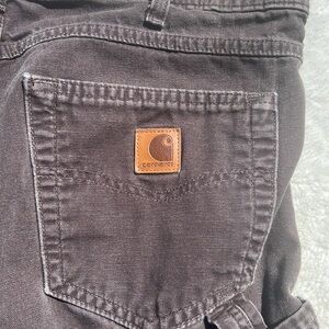 Men’s Carhart jeans, brown cargo pants
